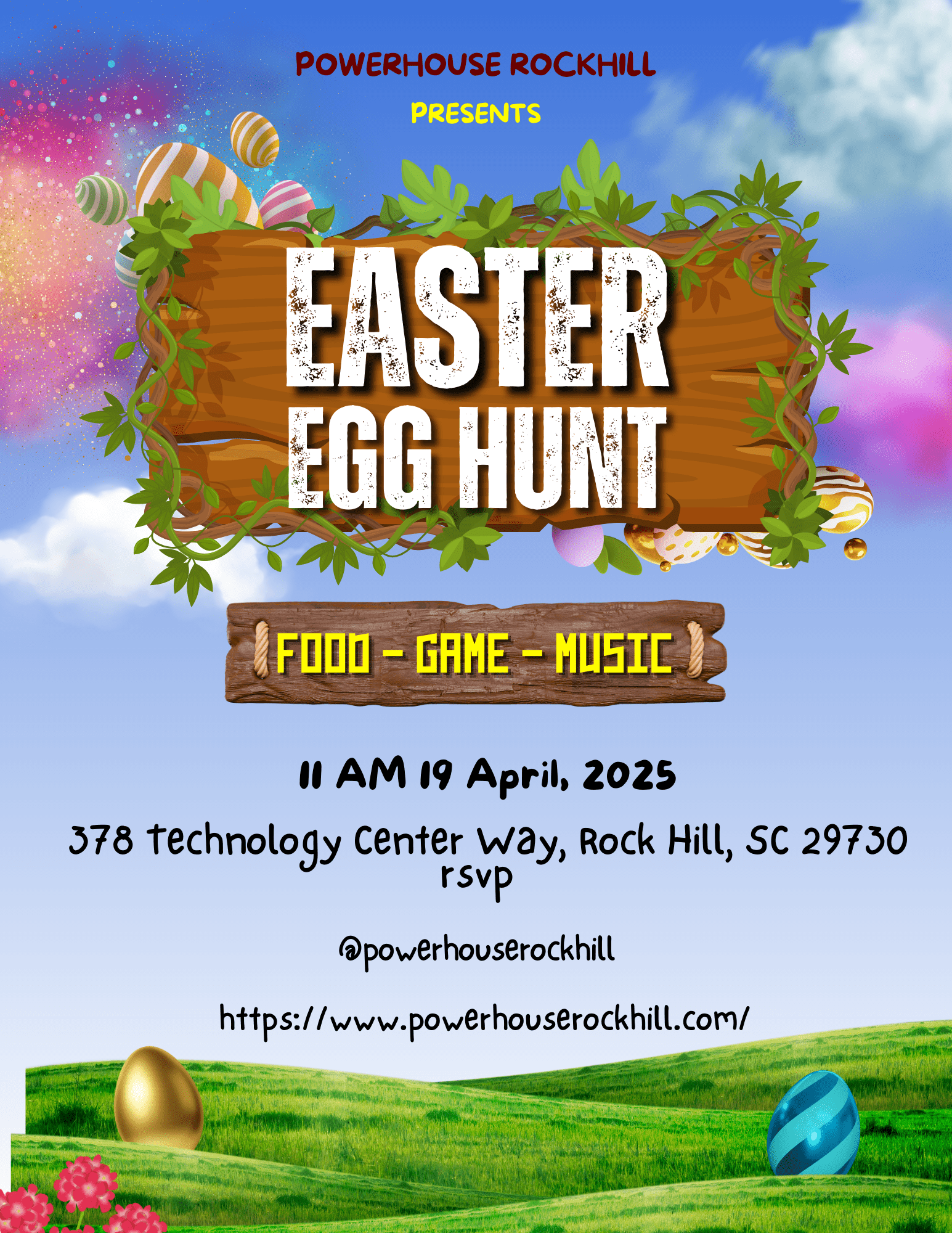 Easter Egg Hunt Flyer
